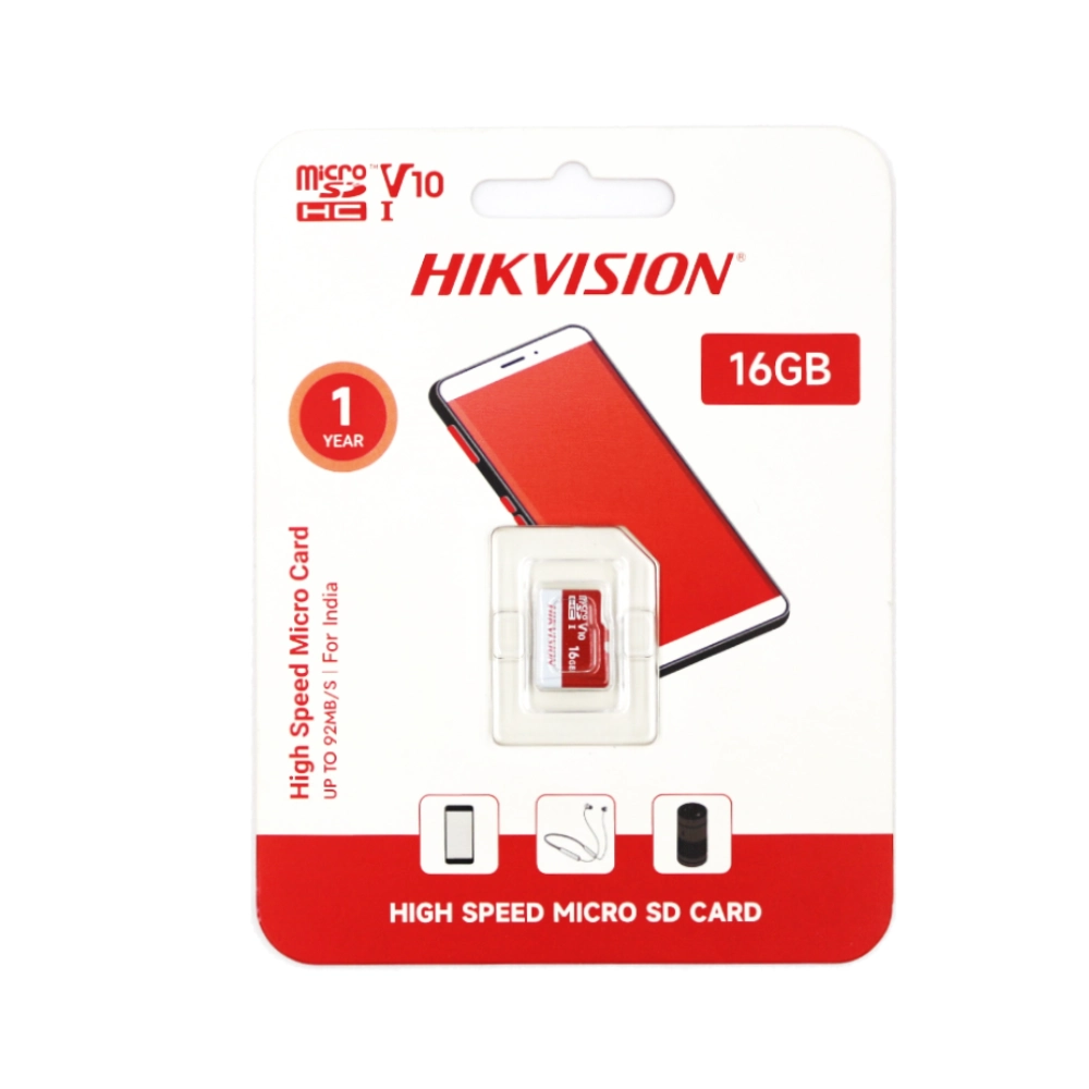 Hikvision Micro SD Card 16GB For CCTV Camera and Smart Phone